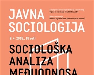 Poziv na javno predavanje "Sociološka analiza međuodnosa nogometa i politike u Hrvatskoj"